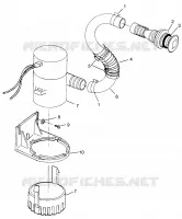 POMPE DE CALE HURRICANE B964466 and  Intl. HURRICANE I964466 (4935733573B011)