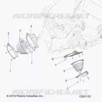 CHASSIS, TIE ROD BOOT ASM.