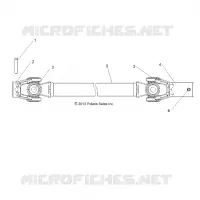SYSTÃˆME DE TRANSMISSION, FRONT PROP SHAFT