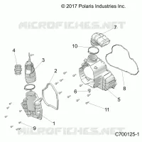 ENGINE, ALTERNATEUR  COVER HVAC
