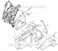 PARE CHOCS AVANT Sport 400L W97BA38C and Trail Blazer W97BA25C (4940124012A007)
