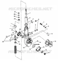 JAMBE DE FORCE AVANT BIG BOSS 6X6 400L W97AE38A (4940814081B006)