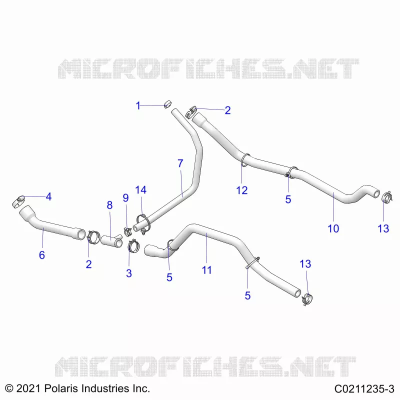 ENGINE, SYSTÃˆME DE REFROIDISSEMENT, HOSES