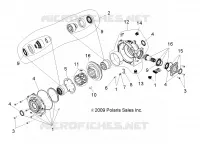 SYSTÈME DE TRANSMISSION, FRONT PONT INTERNALS (BUILT 3/04/10 AND BEFORE)