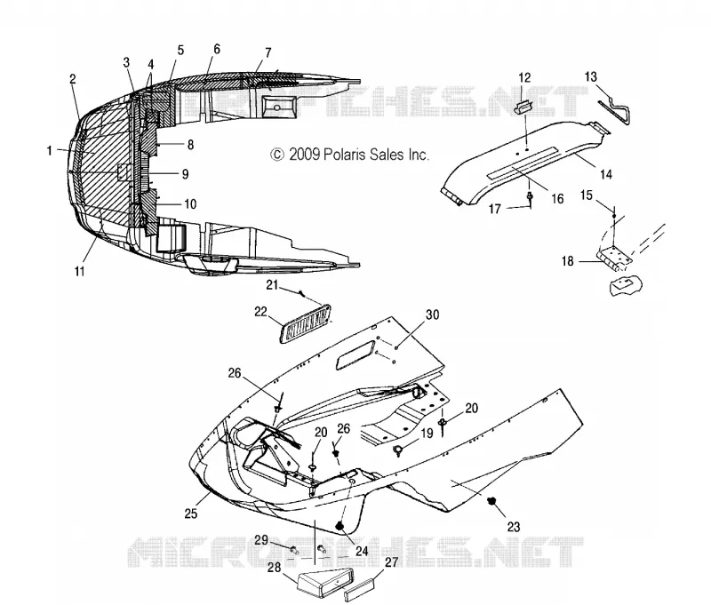 CARROSSERIE AVANT and FOIL
