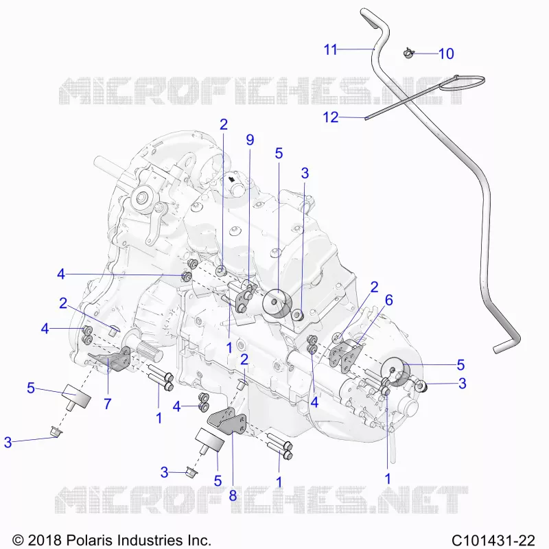 ENGINE, MOUNTING AND TRANSMISSION MOUNTING