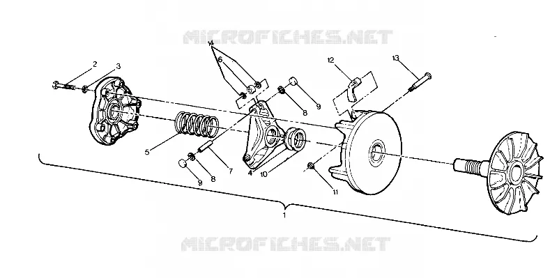 EMBRAYAGE DE TRANSMISSION ASSEMBLY 6X6 (4919811981030A)