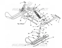 SUSPENSION AVANT AND SKI LITE/0933433,STARLITE/0933427 AND  LITE DELUXE/093 (4922972297010A)