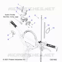 MOTEUR, THROTTLE CONTROL ASM.