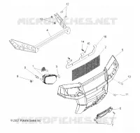 PARE CHOC AVANT SUPPORT AND HEADLIGHTS