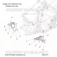 CHASSIS, TIE ROD BOOT ASM.