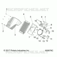 ENGINE, REFROIDISSEMENT SYSTEM, RADIATOR/SHROUD