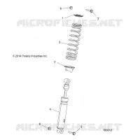 SUSPENSION, AMORTISSEUR AVANT