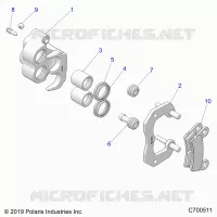 BRAKES, ETRIER DE FREIN ARRIERE