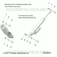SUSPENSION, REAR AMORTISSEURS MNTG.