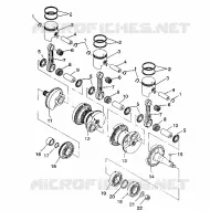 VILEBREQUIN ET PISTON SL 750 B944070 (4927012701025A)