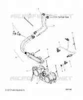 SYSTÈME D'ALIMENTATION, RAIL, LINES AND THROTTLE BODY