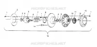 EMBRAYAGE DE TRANSMISSION ASSEMBLY XLT 0950756, XLT SKS 0950556,  XLT SKS EURO E950556 (4928842884C004)