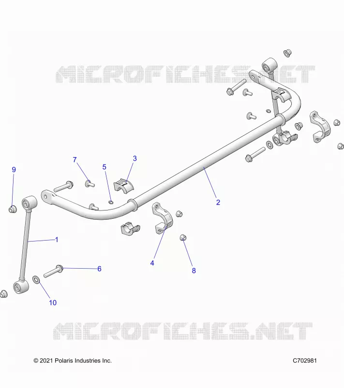 SUSPENSION, REAR BARRE STABILISATRICE