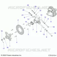 SUSPENSION, PORTE BAGAGES ARRIERE