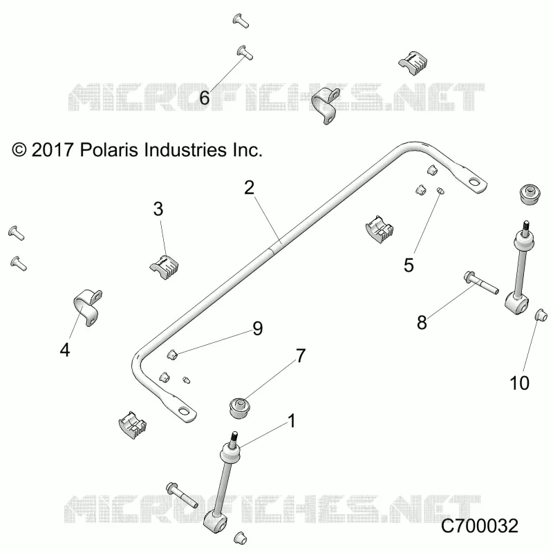 SUSPENSION, FRONT BARRE STABILISATRICE