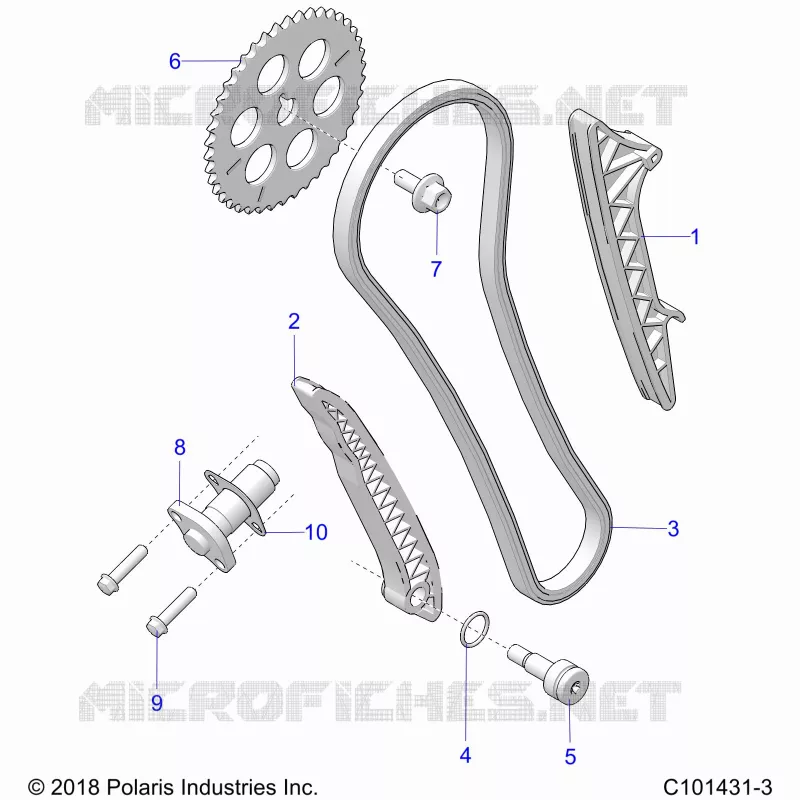 CHAINE DE DISTRIBUTION AND TENSIONER