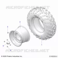 ROUES, REAR TIRE