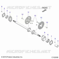 SYSTÃˆME DE TRANSMISSION, REAR AXLE