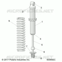 SUSPENSION, AMORTISSEUR, IFS