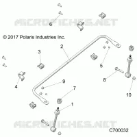 SUSPENSION, FRONT BARRE STABILISATRICE- R21RRF99AK (C700032)