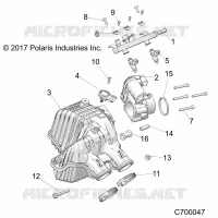 ENGINE, PRISE D'AIR MANIFOLD EVAP 50S