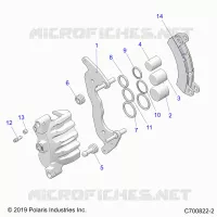 FREIN AVANT CALIPER