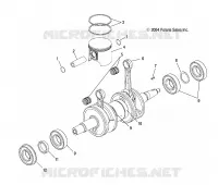PISTON ET VILEBREQUIN (800)