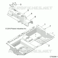 PLANCHER, REAR