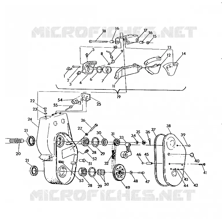 FREIN ET CARTER DE CHAINEE RXL/RXL SKS (492132213221A)