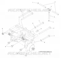 SYSTÈME DE TRANSMISSION, MID SUPPORT PONT