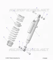 SUSPENSION, AMORTISSEUR AVANT MOUNTING