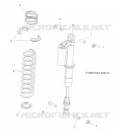 SUSPENSION AVANT SUPPORT AMORTISSEUR 