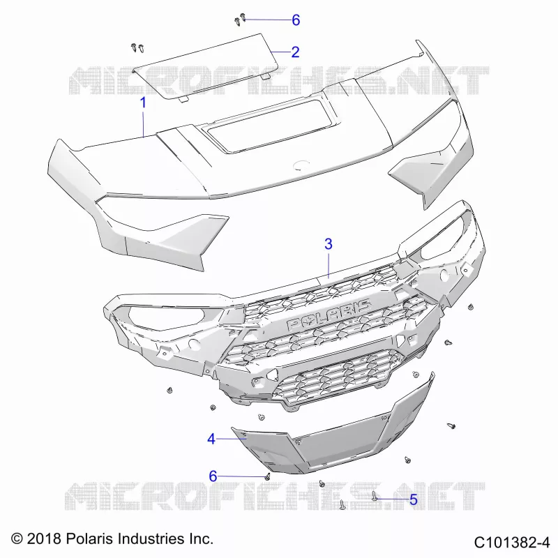 CAPOT AND FRONT FASCIA