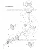 MOTEUR, VILEBREQUIN AND PISTON