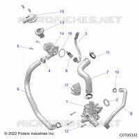 MOTEUR, WATERPUMP AND BYPASS