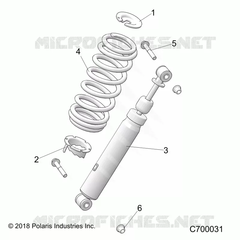 SUSPENSION, AMORTISSEUR AVANT MOUNTING