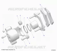 BRAKES, ETRIER DE FREIN ARRIERE