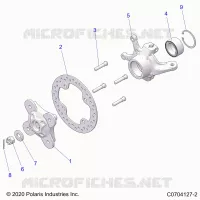 SUSPENSION AVANT CARRIER- Z21N4E99AC/AK/BC/BK/K99AP/AG/BG/BP (C0704127-2)