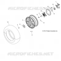 ROUES, FRONT and HUB