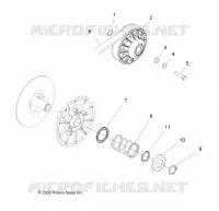SYSTÈME DE TRANSMISSION, SECONDARY CLUTCH