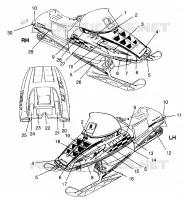 EMBLEMES 600 XCR 0961676 and EUROPEAN 600 XCR E961676 (4932123212A011)