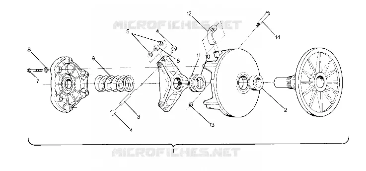 EMBRAYAGE DE TRANSMISSION LTR/STARTRAK (4914141414017A)