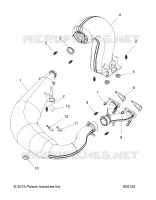 ENGINE, ECHAPPEMENT