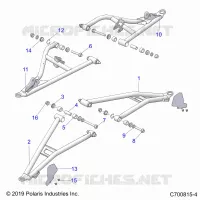 SUSPENSION AVANT CONTROL ARMS